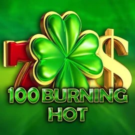 100 Burning Hot slot logo by Amusnet Interactive at Spinmacho Casino