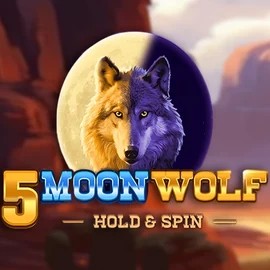 5 Moon Wolf logo by Apparat Gaming at Spinmacho Casino