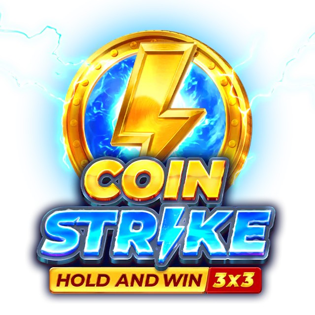 Coin Strike: Hold and Win slot logo by Playson at Spinmacho Casino