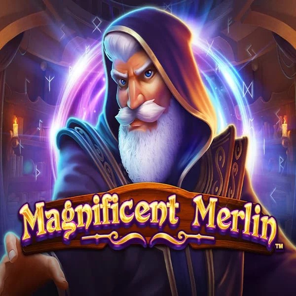 Magnificent Merlin game by Greentube – logo hosted on Spinmacho Casino