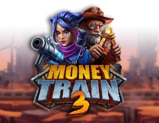 Money Train 3 slot logo by Relax Gaming at Spinmacho Casino