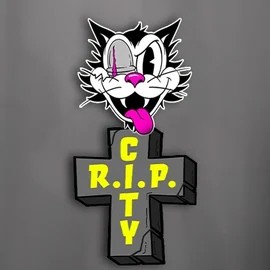 Official Slots logo: RIP City by Hacksaw Gaming at Spinmacho Casino