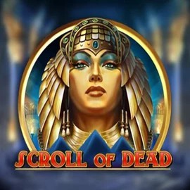 Slots logo of Scroll of Dead from Play'n GO at Spinmacho Casino