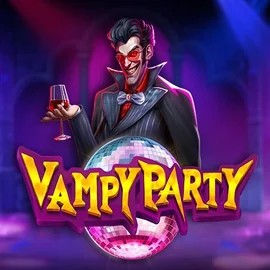 Vampy Party slot logo by Pragmatic Play at Spinmacho Casino