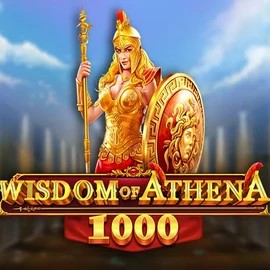 Slots logo of Wisdom of Athena 1000 from Pragmatic Play at Spinmacho Casino